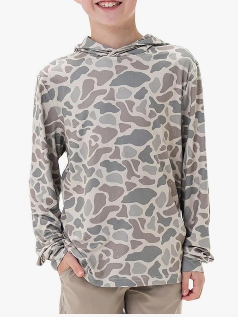Burlebo Youth Performance Hoodie Youth Boys XL (14-16) Classic Deer Camo NEW